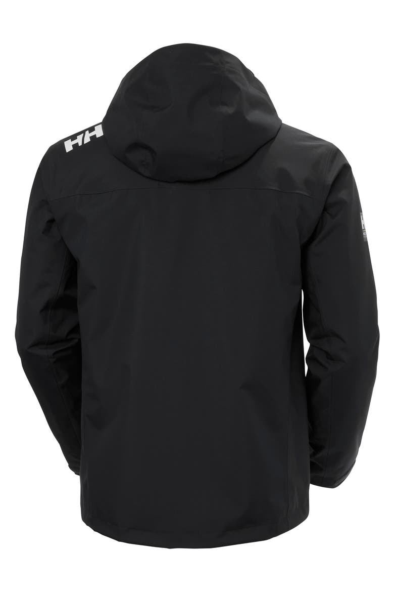 Hooded Crew 2.0 Waterproof Midlayer Sailing Jacket, Alternate, color, BLACK