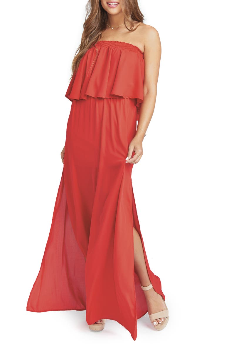 Hacienda Convertible Gown, Main, color, LADY IN RED CRISP