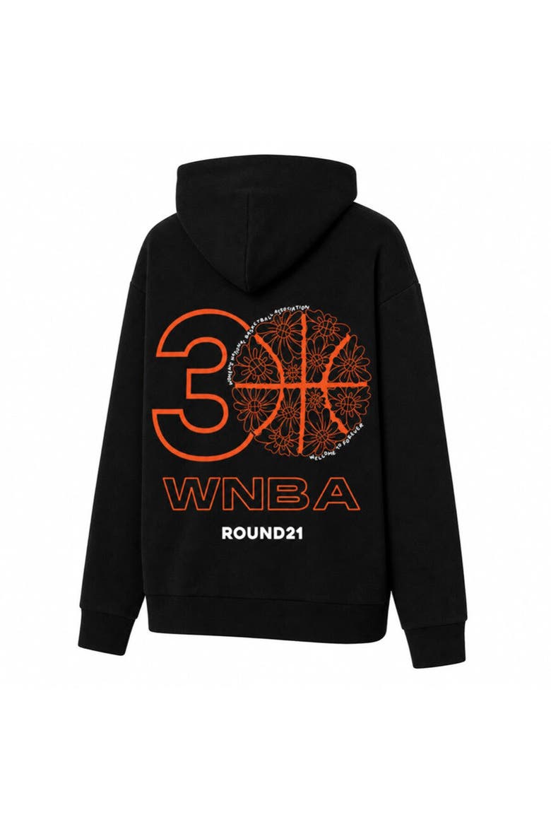 Unisex round21  Black WNBA Thirty Grows On Hoodie, Alternate, color, Black