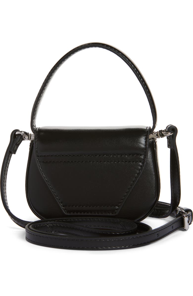 DIESEL<sup>®</sup> X-Small 1DR Leather Crossbody Bag, Alternate, color, Black