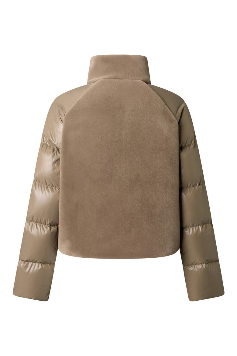 Queens Mix Media 800 Fill Power Down Jacket, Alternate, color, ASHEN 1968
