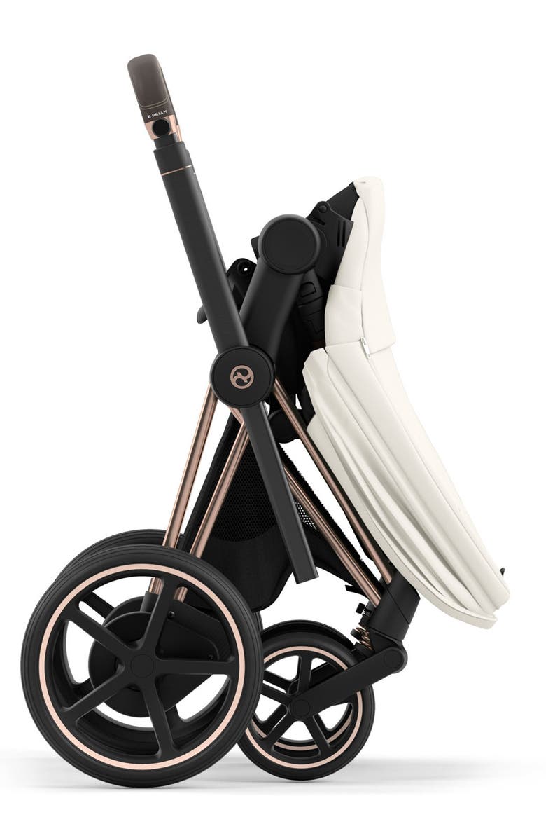 CYBEX e-PRIAM 2 Electronic Smart Stroller, Alternate, color, Off White