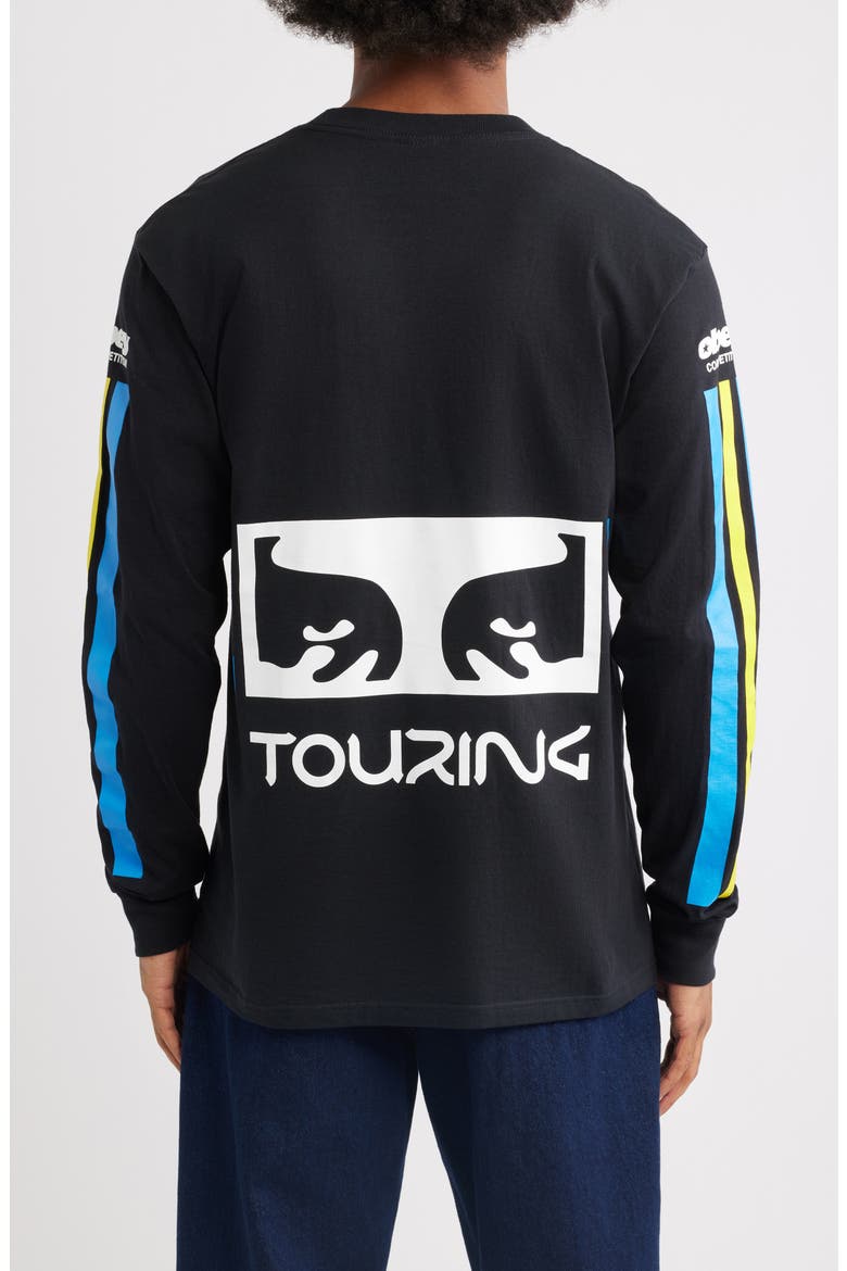 Competition Graphic Long Sleeve T-Shirt, Alternate, color, BLACK