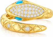 Donatello Gian Gold-Tone Snake Ring