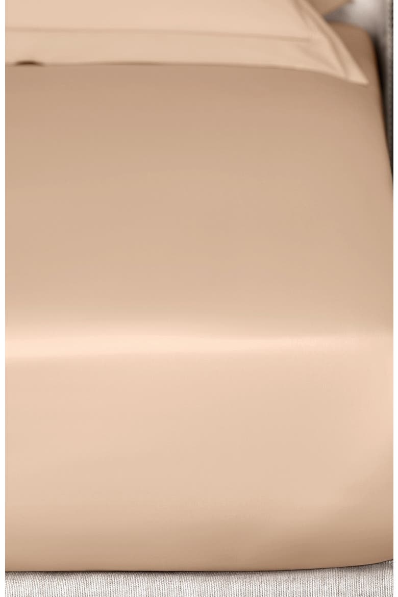 Rhapsody Fitted Sheet, Alternate, color, Ecru