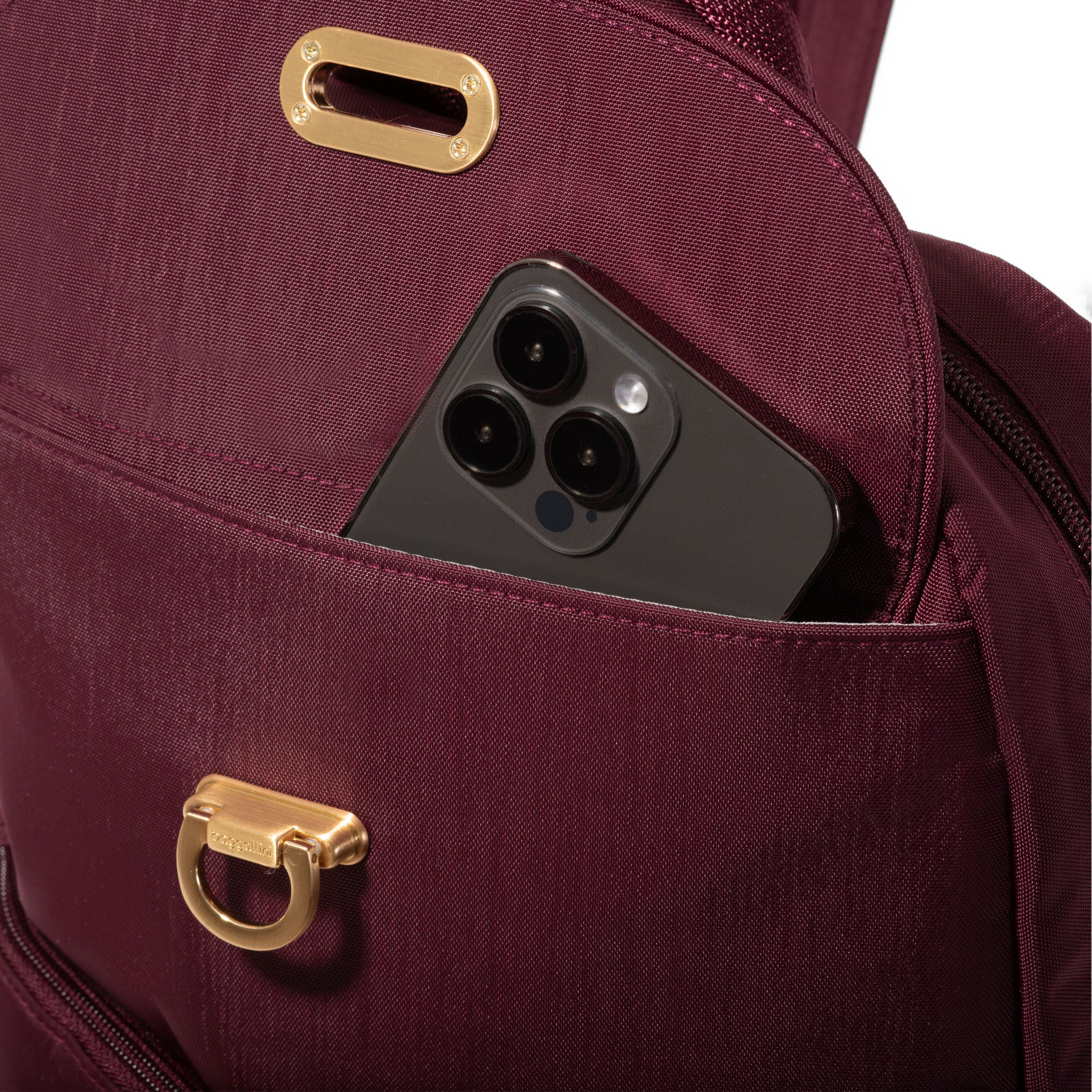 Coastal Flip Lock Day Pack, Alternate, color, Jam With Gold Hardware