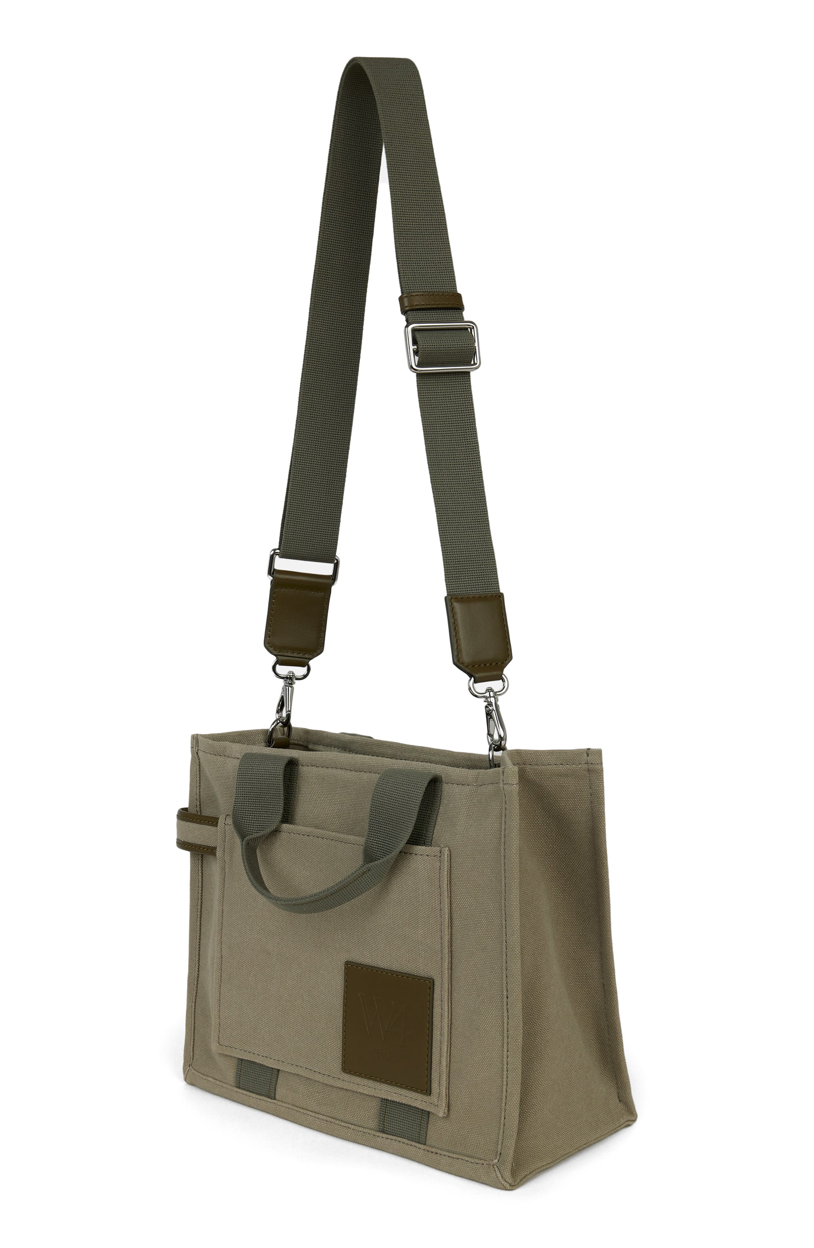 The Street 29 Canvas Tote, Alternate, color, ARMY GREEN