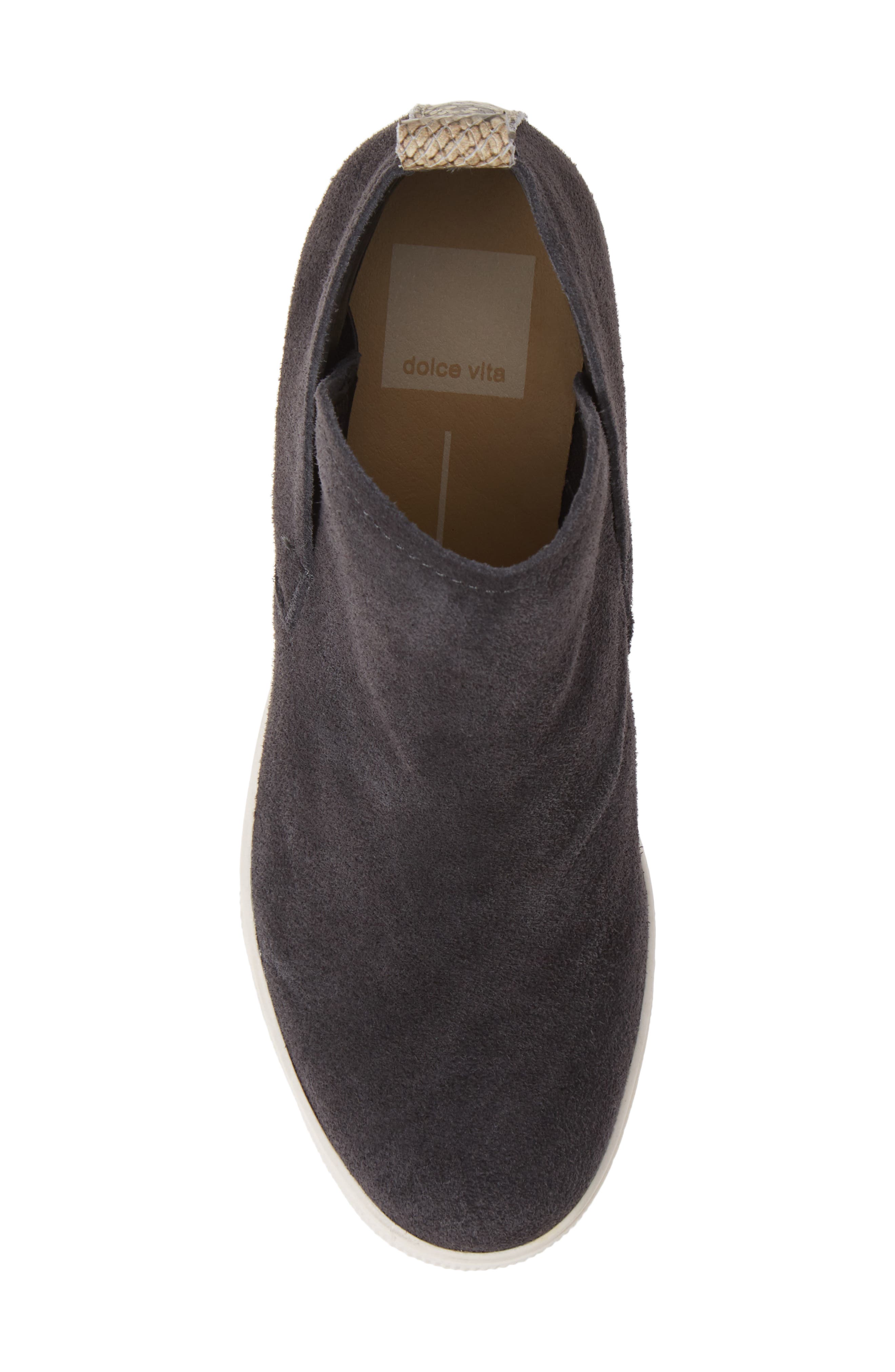 Walker Wedge Sneaker Boot, Alternate, color, ANTHRACITE
