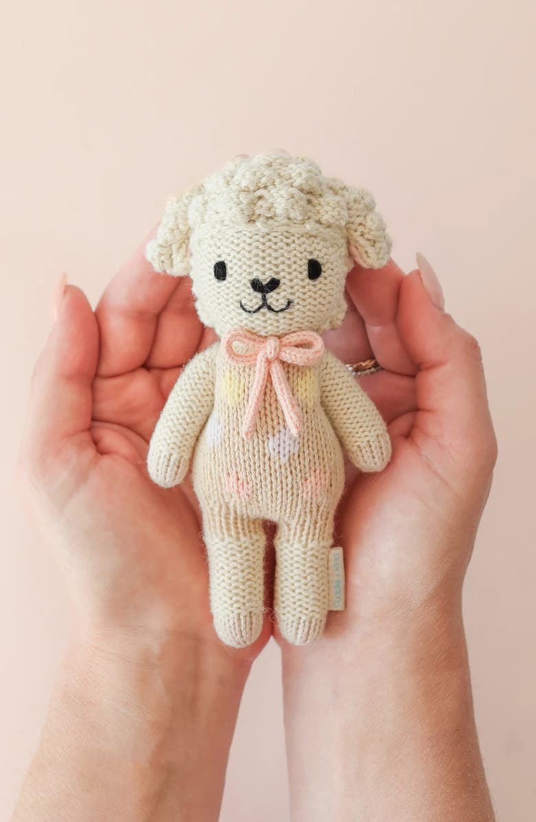 cuddle+kind Tiny Lucy the Lamb Stuffed Animal, Alternate, color, Ivory