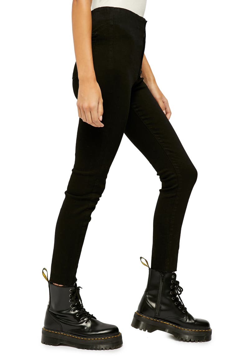 Miles Away High Waist Crop Skinny Jeans, Alternate, color, SHALLOWS