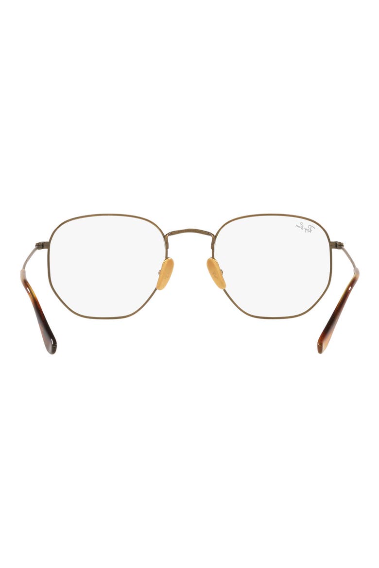RX8148V 54mm Irregular Optical Glasses, Alternate, color, GOLD