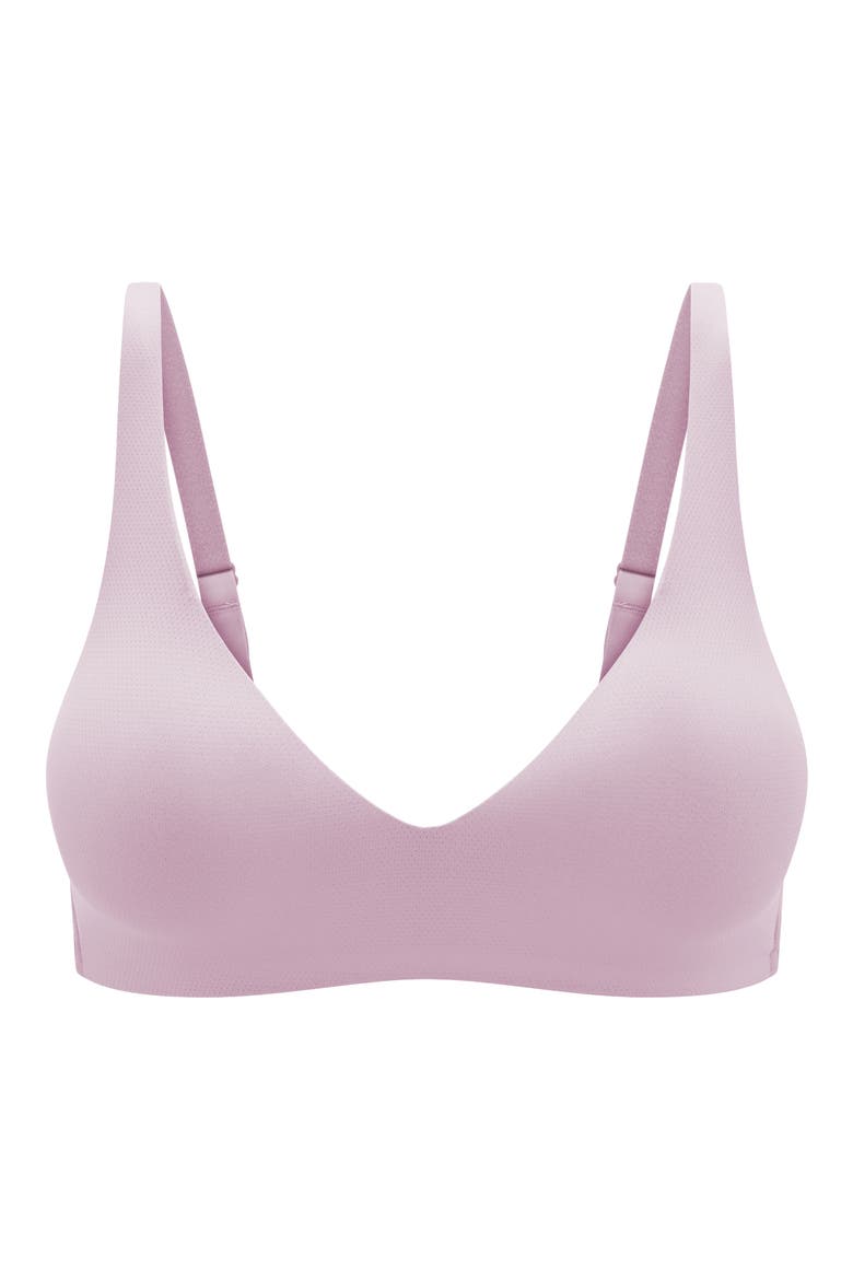 TempSync™ Wireless Plunge Bra, Alternate, color, MACARON