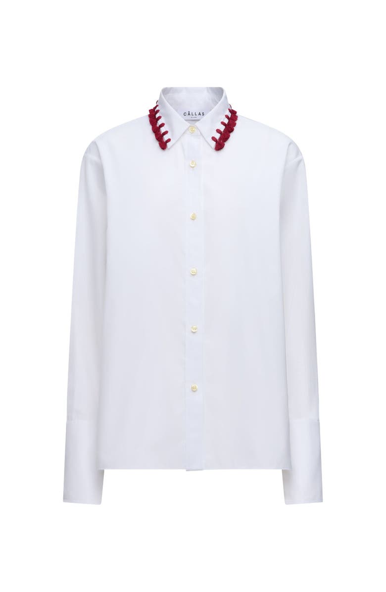 Callas Milano BILLIE Tassel collar shirt, Main, color,