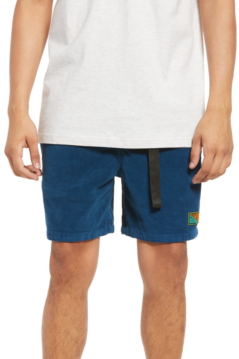 Marrietta Stretch Corduroy Shorts, Main, color, MAJOLICA BLUE