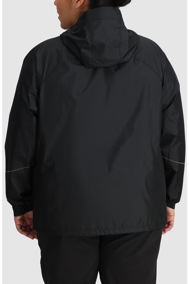 Helium Rain Ultralight Jacket, Alternate, color, BLACK