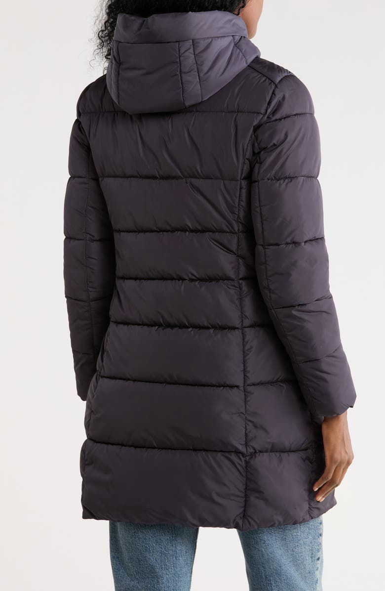 Save The Duck Ludo Hooded Puffer Jacket, Alternate, color, Black