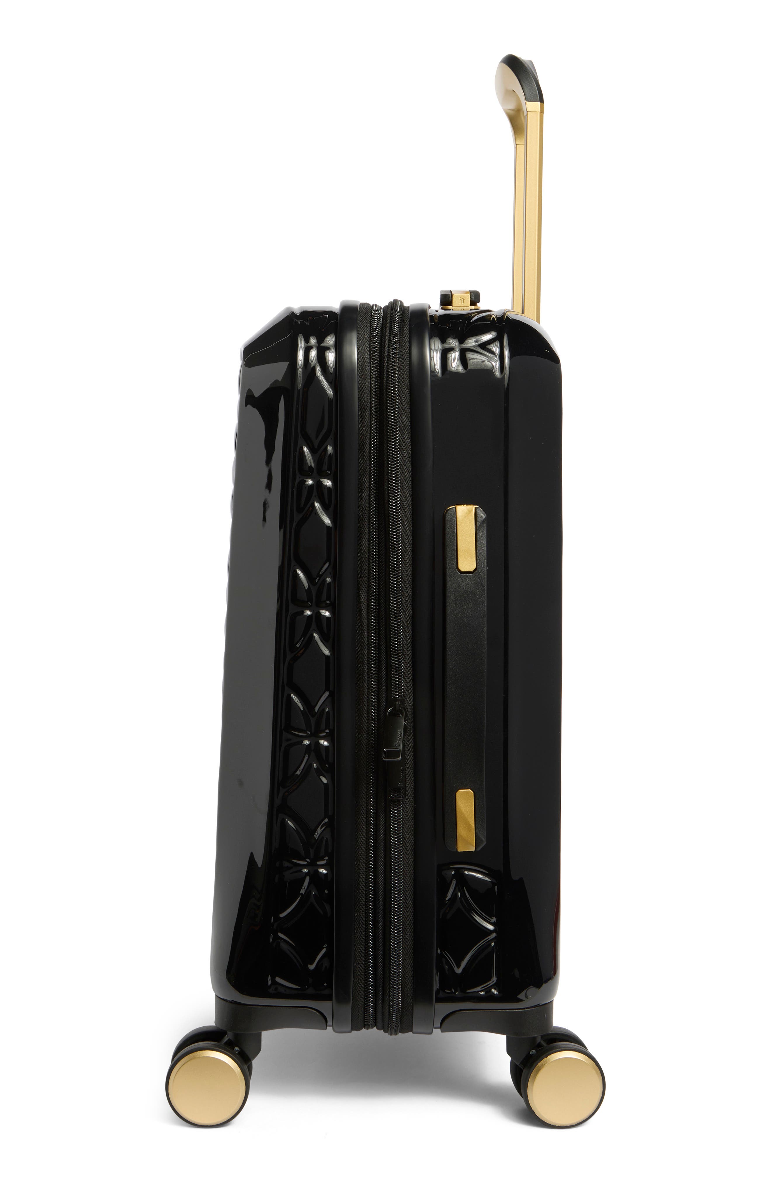IT LUGGAGE Florita 21-Inch Hardside Carry-On Luggage, Alternate, color, Black