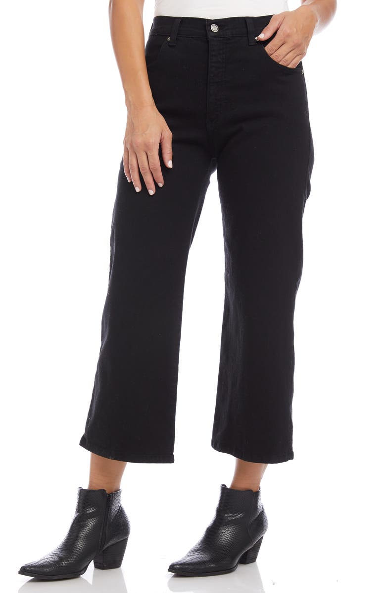 Karen Kane Brooklyn High Waist Crop Jeans, Alternate, color,