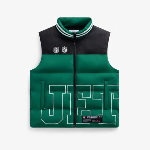 Unisex  Green New York Jets Team Puffer Vest