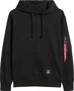 Alpha Industries Utility Pocket Cotton Fleece Hoodie