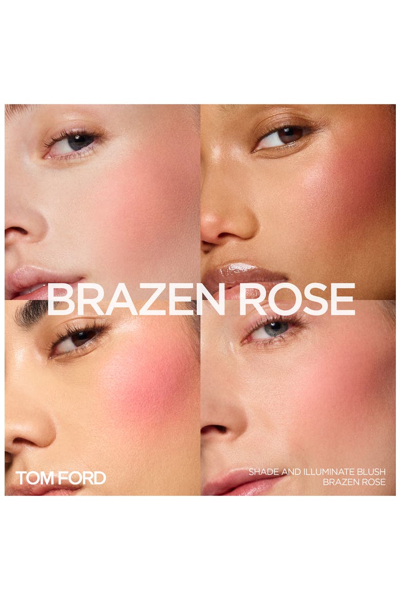 Shade & Illuminate Blush Duo Palette, Alternate, color, BRAZEN ROSE
