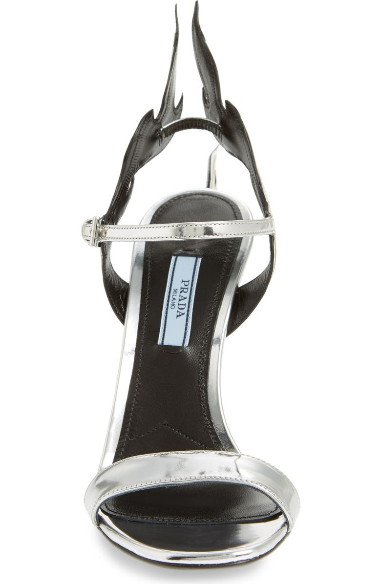 Prada Flame Sandal, Alternate, color,