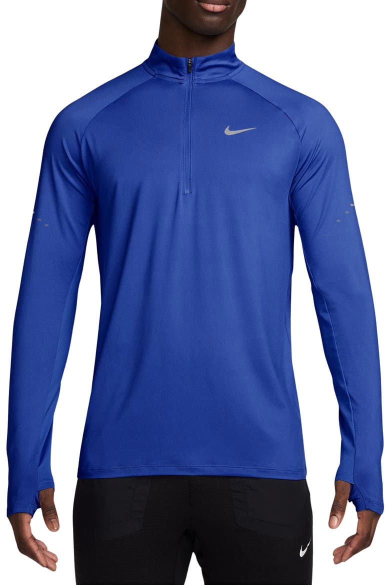 Dri-FIT Stride Half Zip Running Top, Main, color, HYPER ROYAL