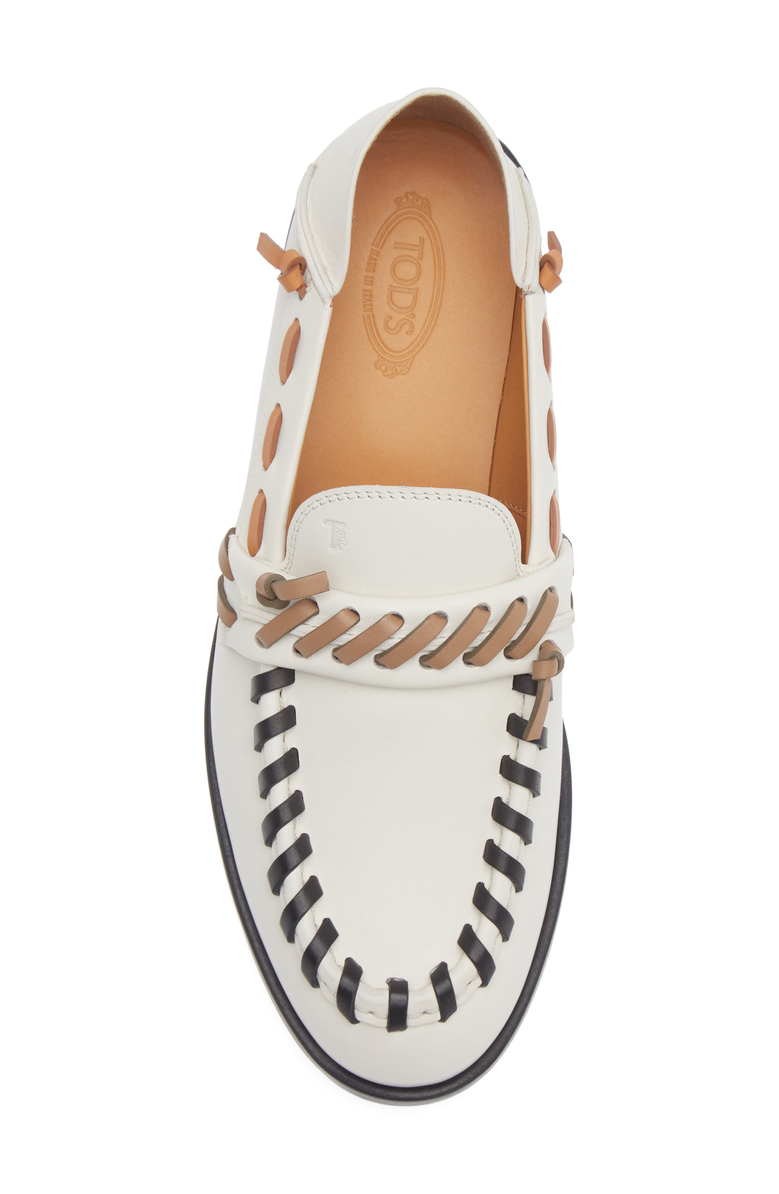 Tod's Threaded Loafer, Alternate, color, Altraversione