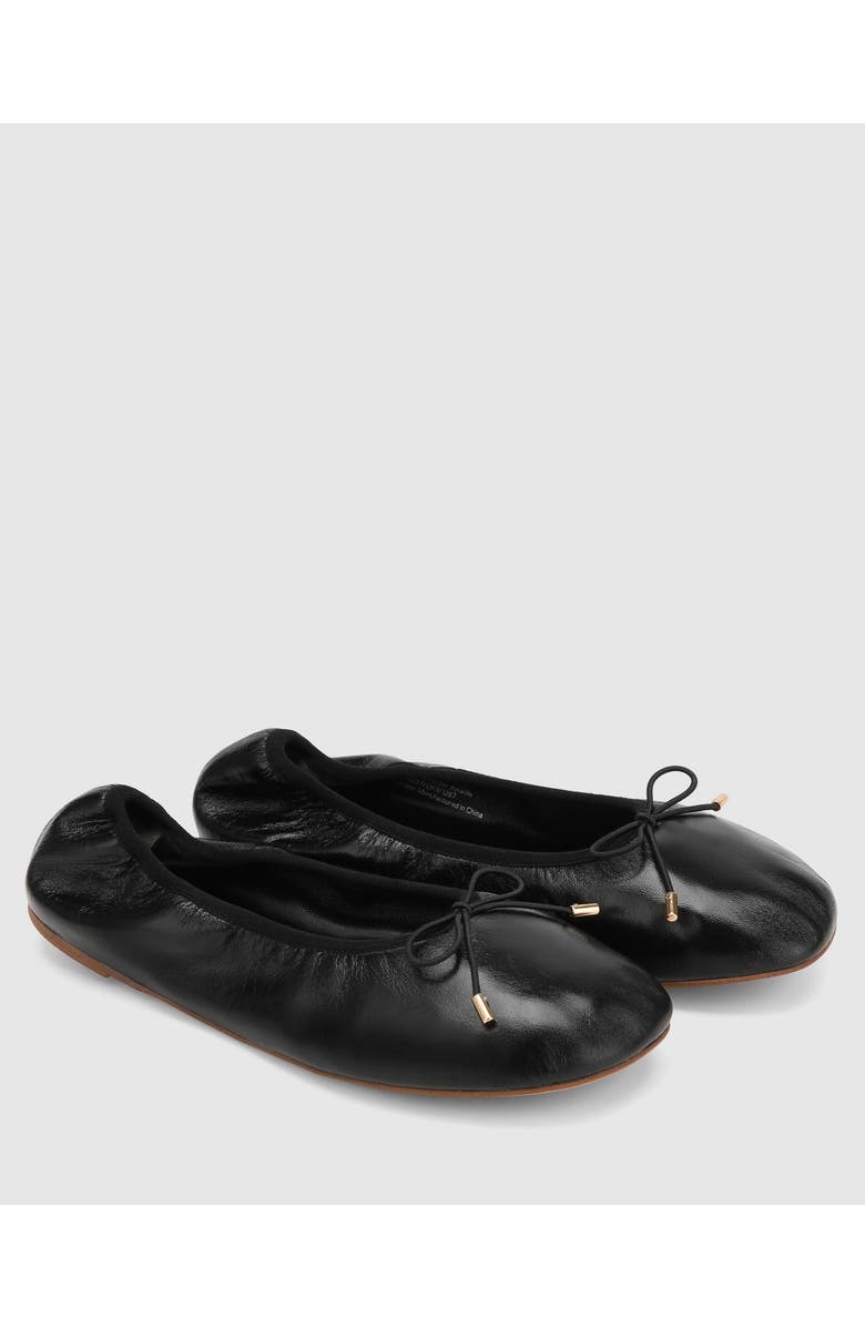 Naked Wolfe Scrunch Cream Leather, Alternate, color, Black