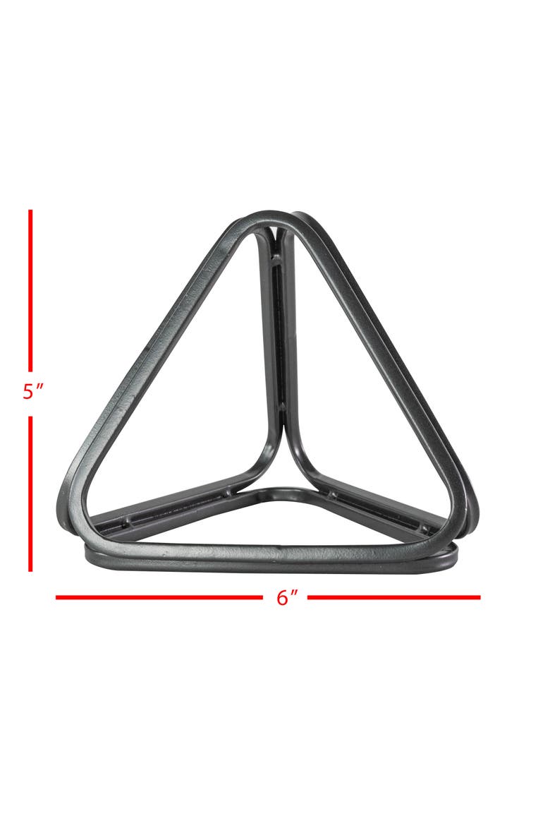 Pyramid Decorative Accent Gray Cast Iron, Alternate, color, Gray
