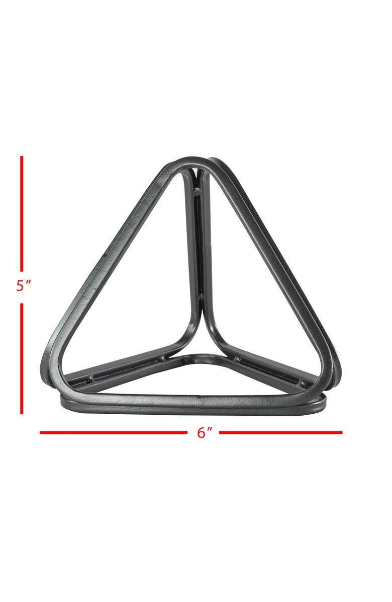 Foreside Home and Garden Pyramid Decorative Accent Gray Cast Iron, Alternate, color, Gray