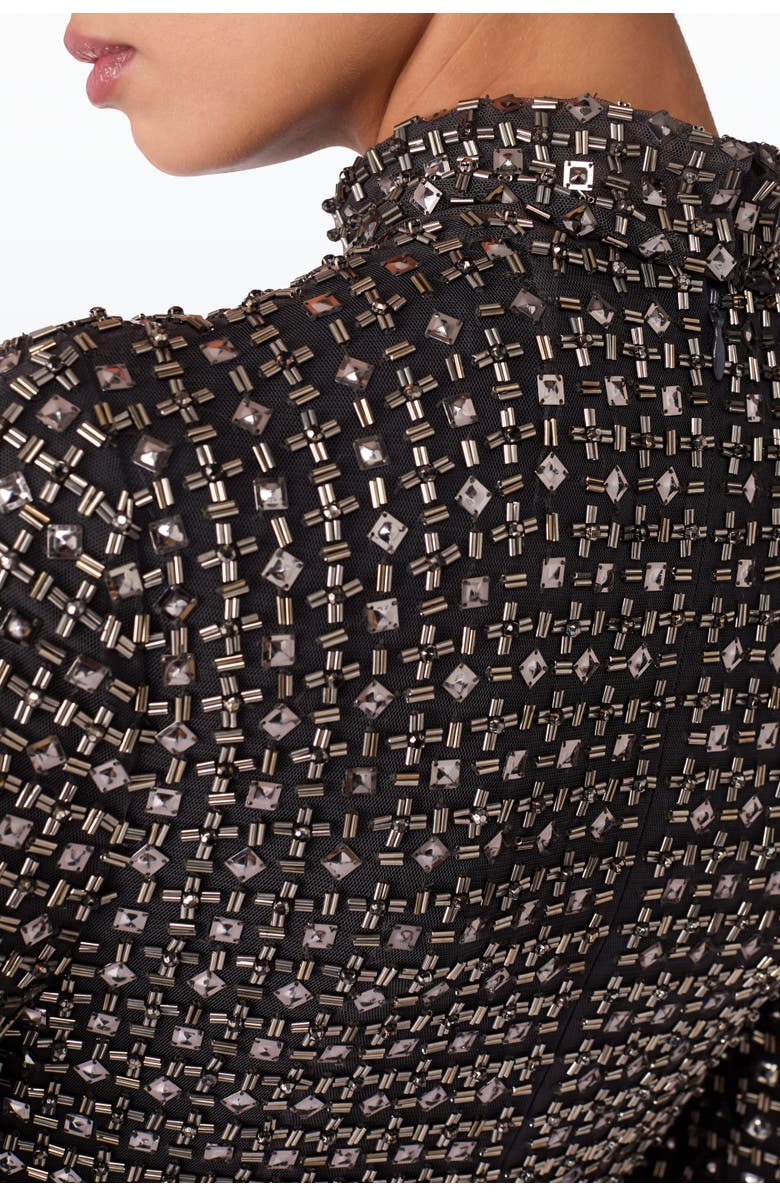 Jenny Packham Star Gazer Gown, Alternate, color, Shadow Grey