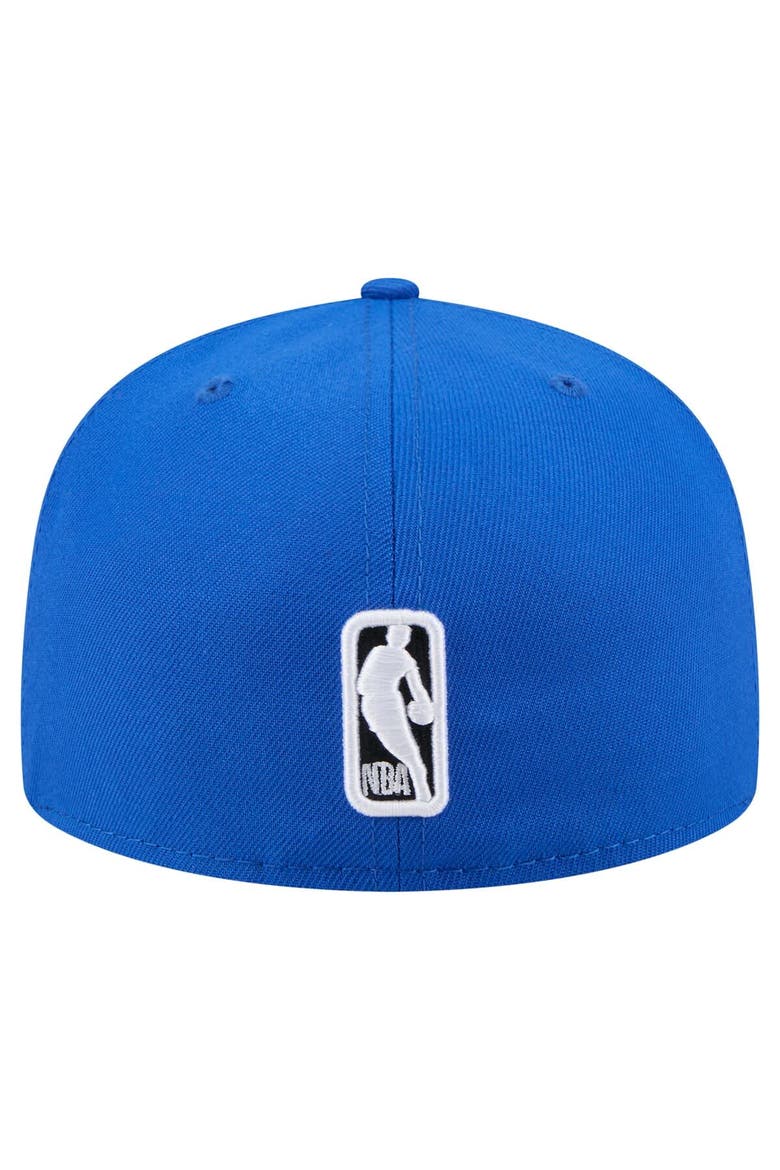 Men's New Era Blue Dallas Mavericks State Stitch 59FIFTY Fitted Hat, Alternate, color, Blue