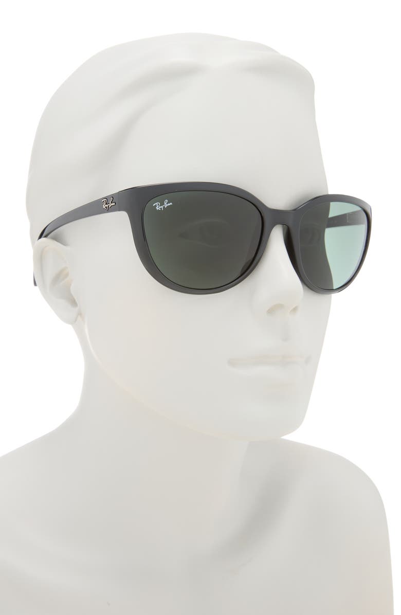 Ray-Ban 59mm Square Sunglasses, Alternate, color, Black