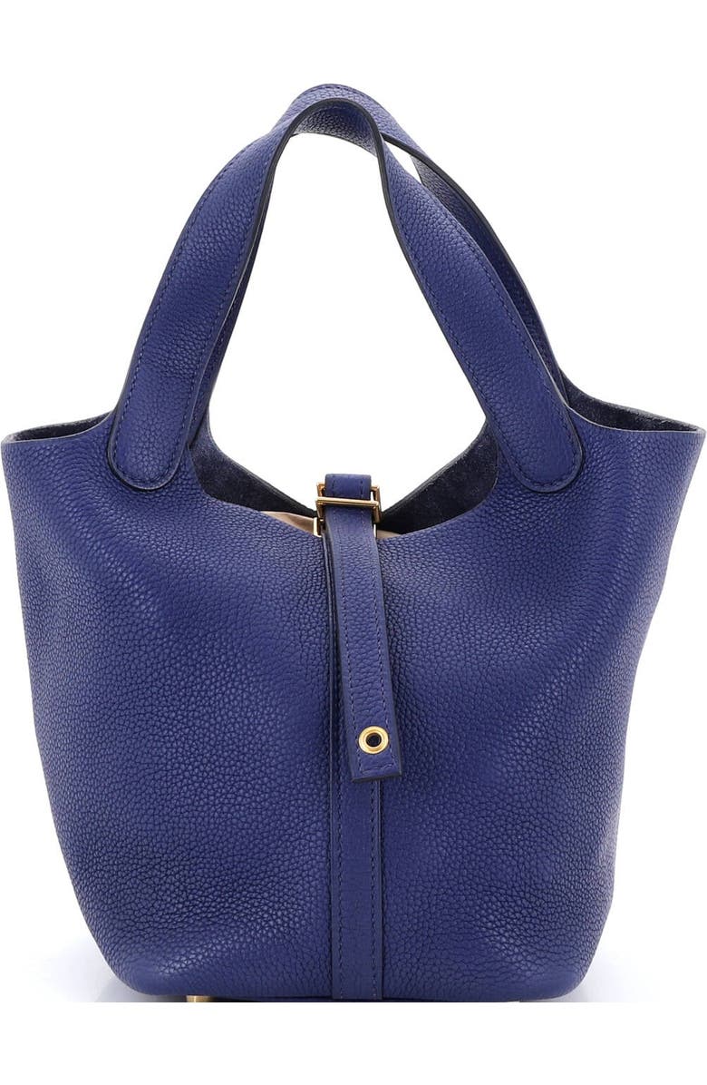 Pre-Owned Hermes Picotin Lock Bag Maurice PM, Main, color, Bleu Saphir