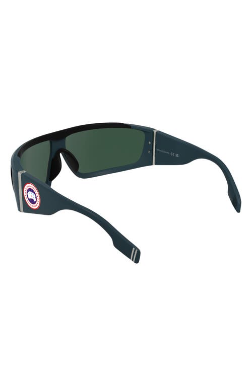 Canada Goose Hero 76mm Mask Sunglasses In Matte Blue