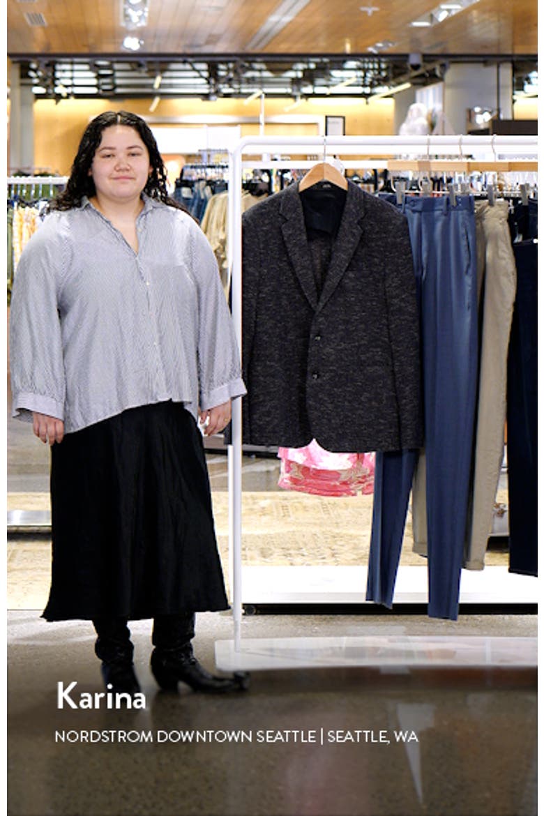 Nep Flecked Knit Sport Coat video