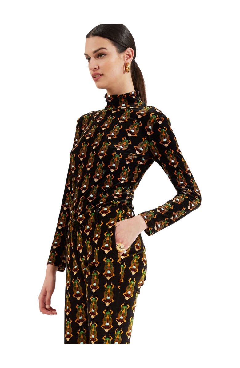 La DoubleJ Turtleneck Scarab Black, Main, color,