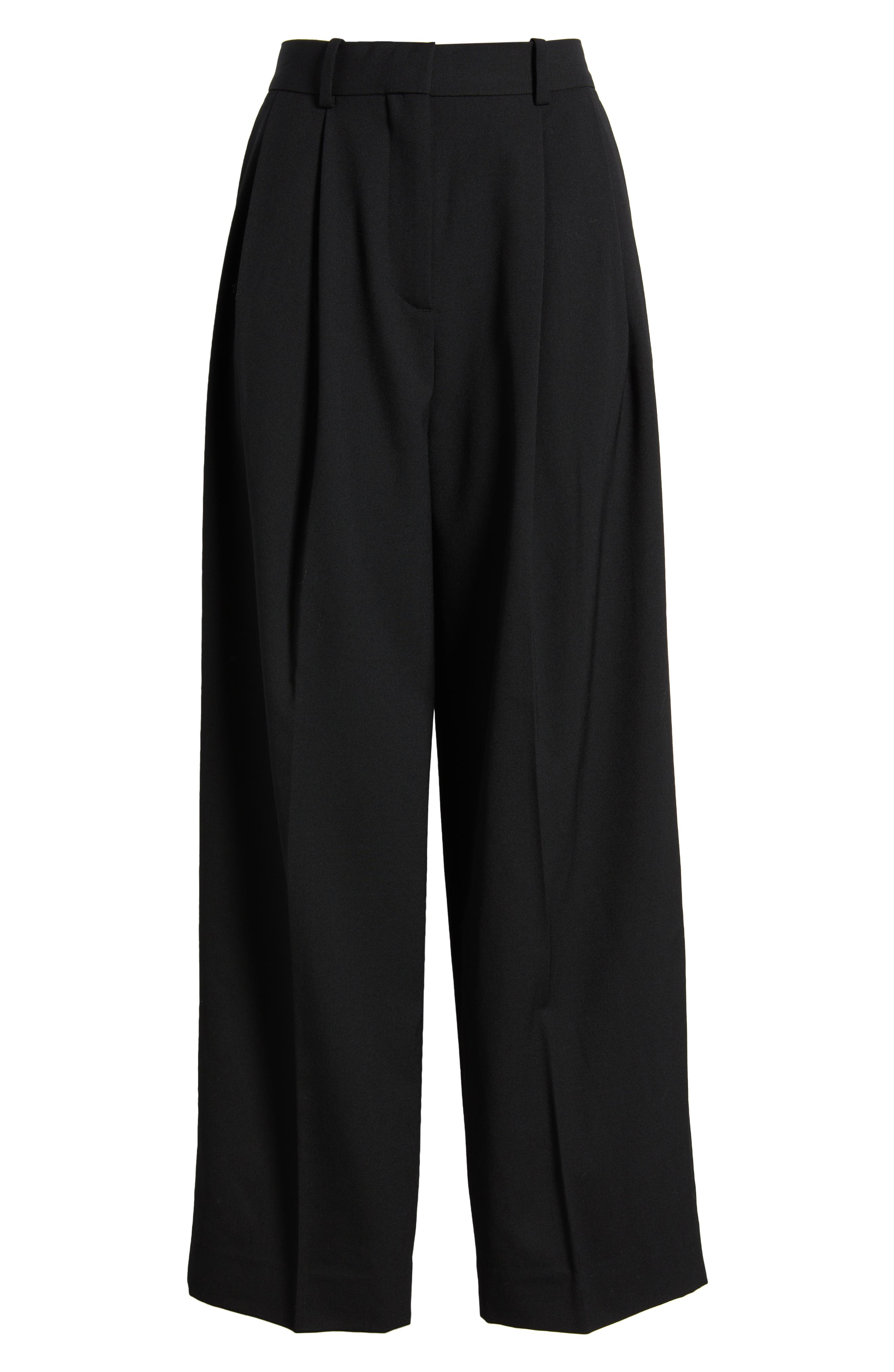 COS Pleat Front Twill Wide Leg Pant (Women) | Nordstrom