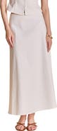 Endless Rose Cotton & Linen Blend Maxi Skirt