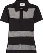 Coperni Stripe Sheer Polo