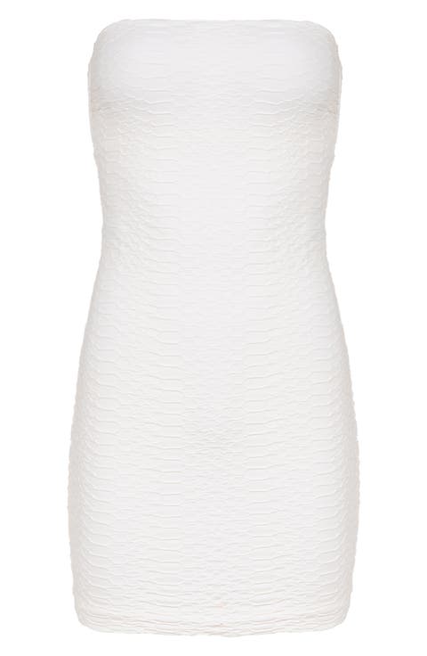 Burke Strapless Cover-Up Minidress