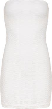 ViX Paula Hermanny Burke Strapless Cover-Up Minidress