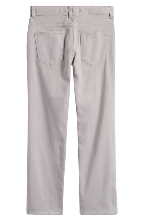 Johnston & Murphy Kids' Pima Cotton Blend Pants In Light Gray
