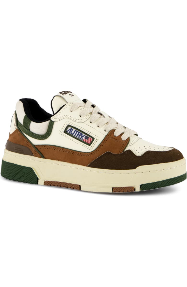 AUTRY CLC Low Sneaker, Main, color, Brown/ Green