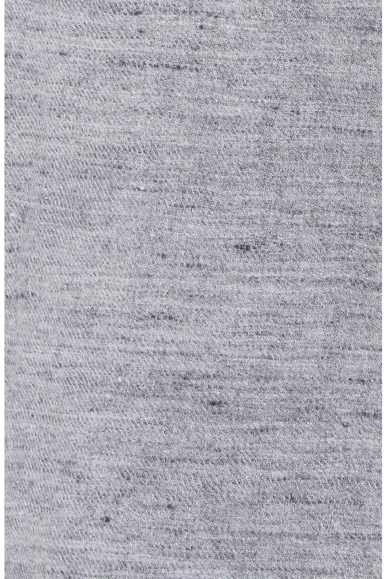 Woven Button-Up Shirt, Alternate, color, HEATHER GREY