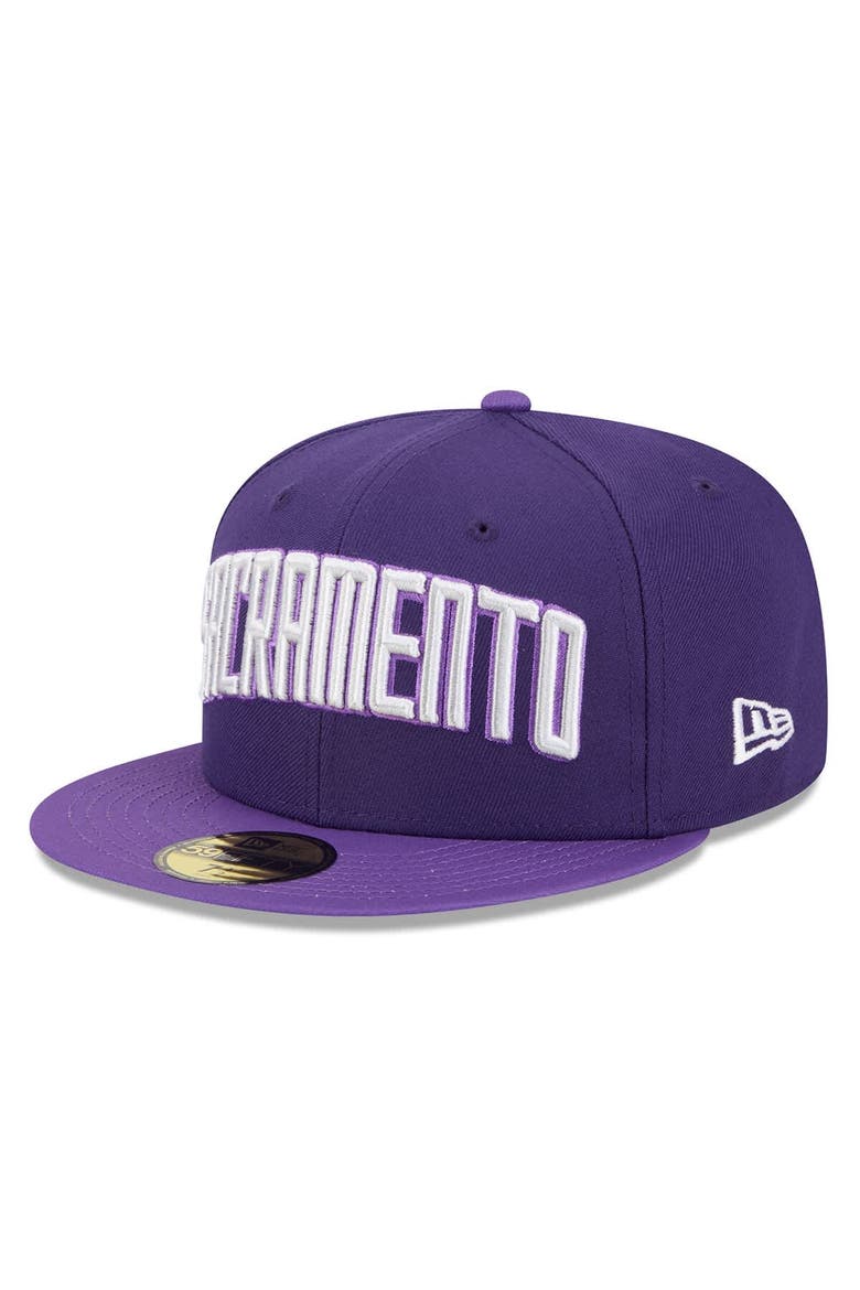 Men's New Era Purple Sacramento Kings 2025/26 City Edition Alternate 59FIFTY Fitted Hat, Alternate, color, Purple