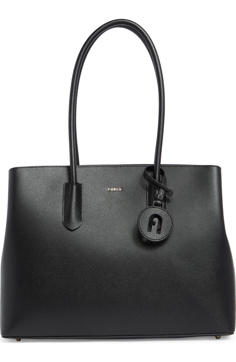 Furla Tessa Tote Bag, Main, color, Nero