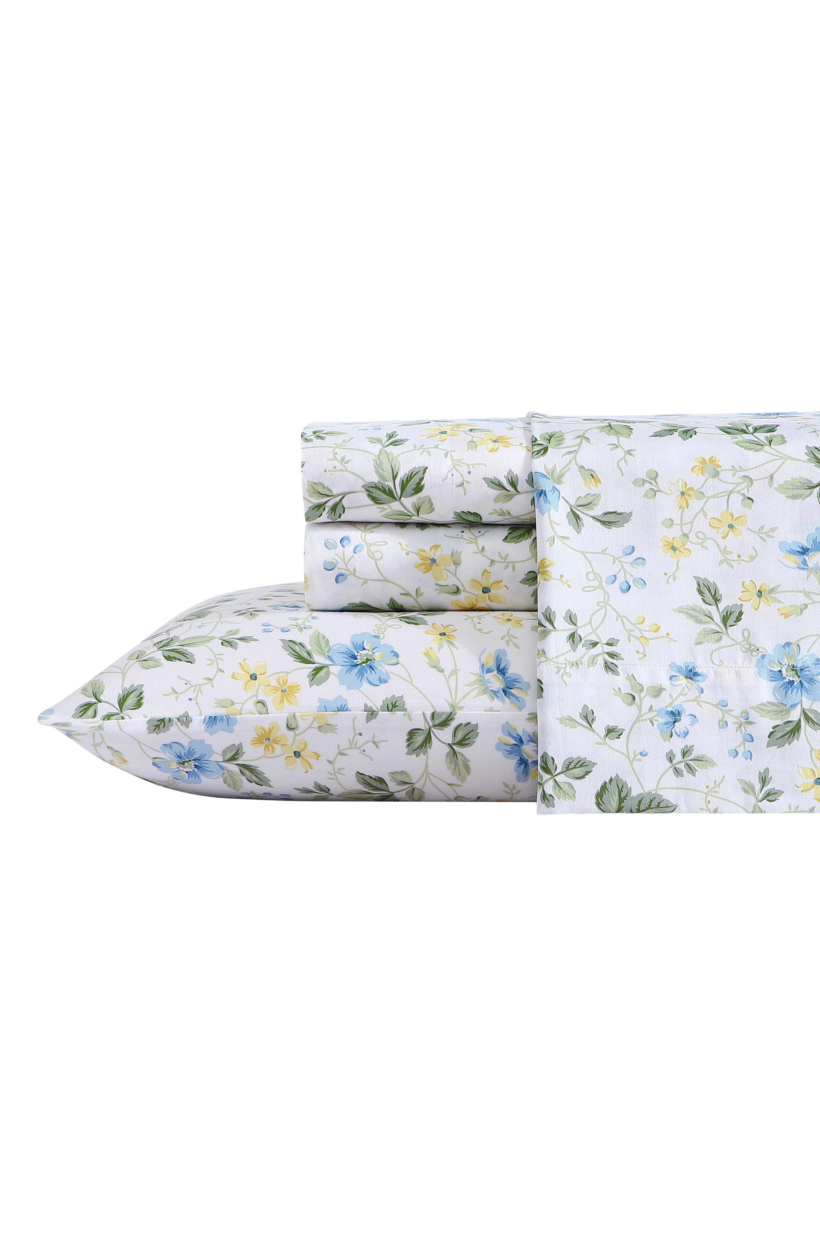 Laura Ashley Meadow Floral Quilt & Sham Set