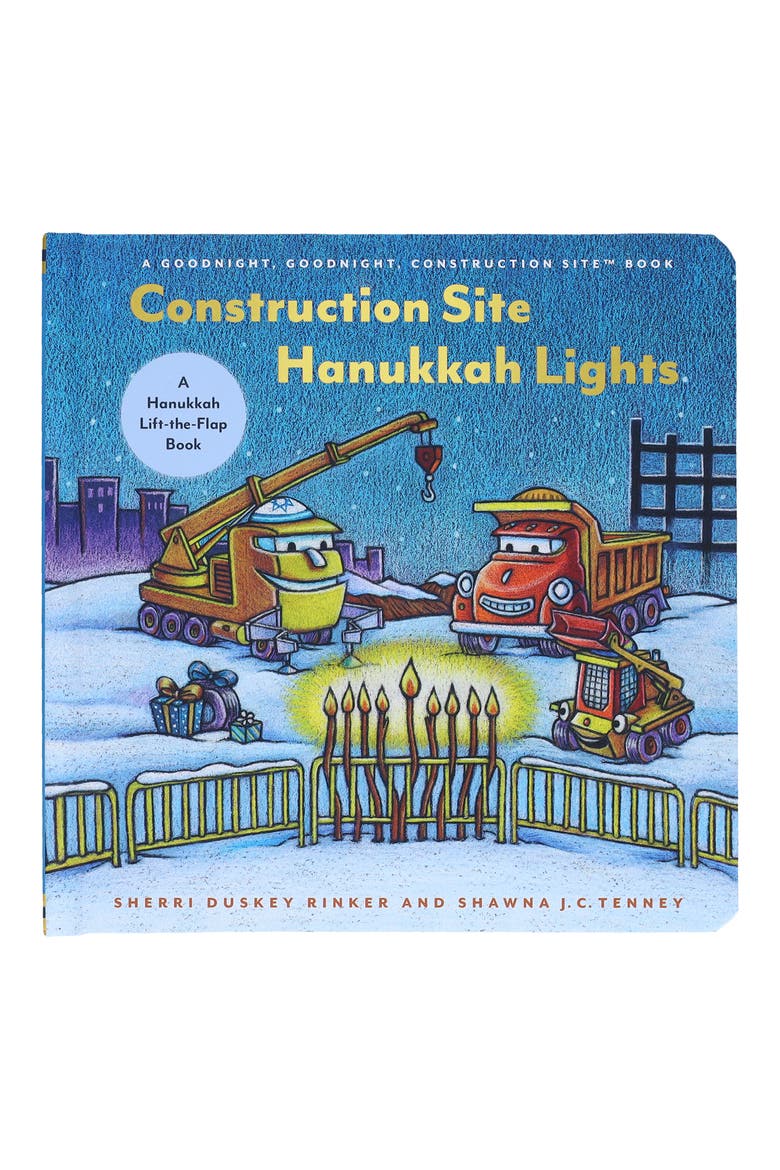 'Construction Site Hanukkah Lights' Board Book, Main, color, MULTI